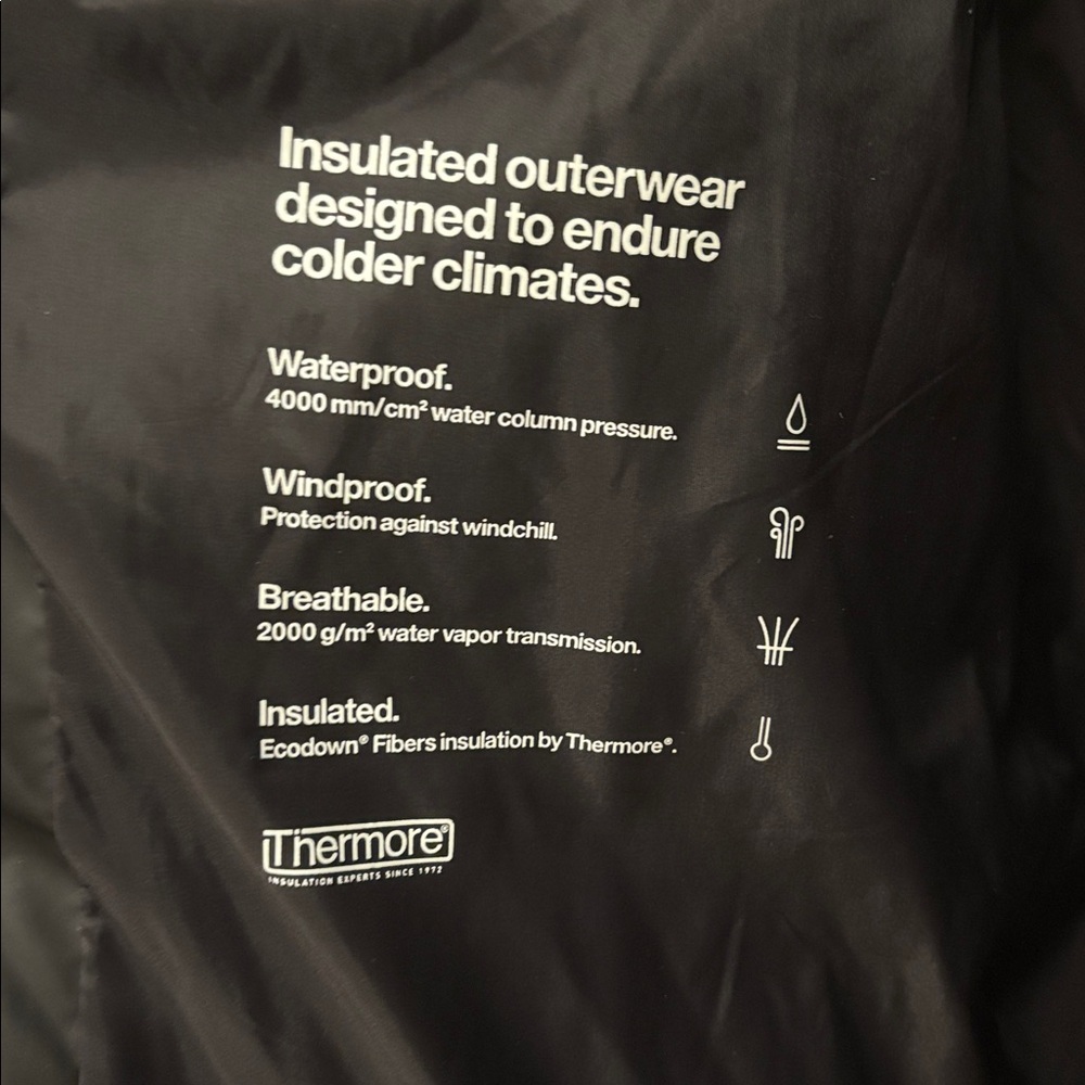 Rains Boxy Puffer vest black thermor - Picture 3 of 8
